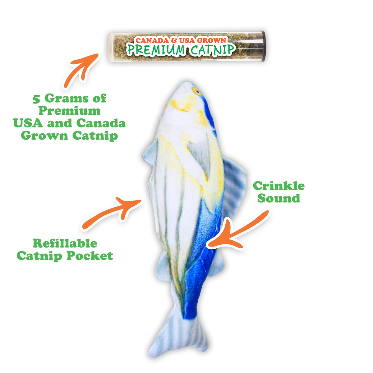 Meowijuana Get Hooked Kahuna Tuna Cat Toy