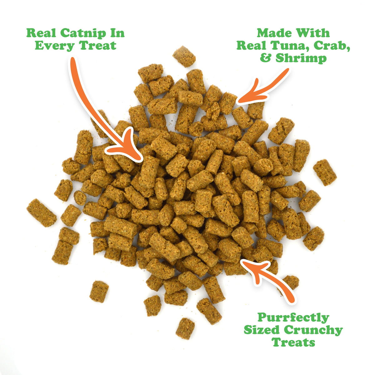 Meowijuana Crunchie Munchie Seafood Medley Cat Treat 3oz