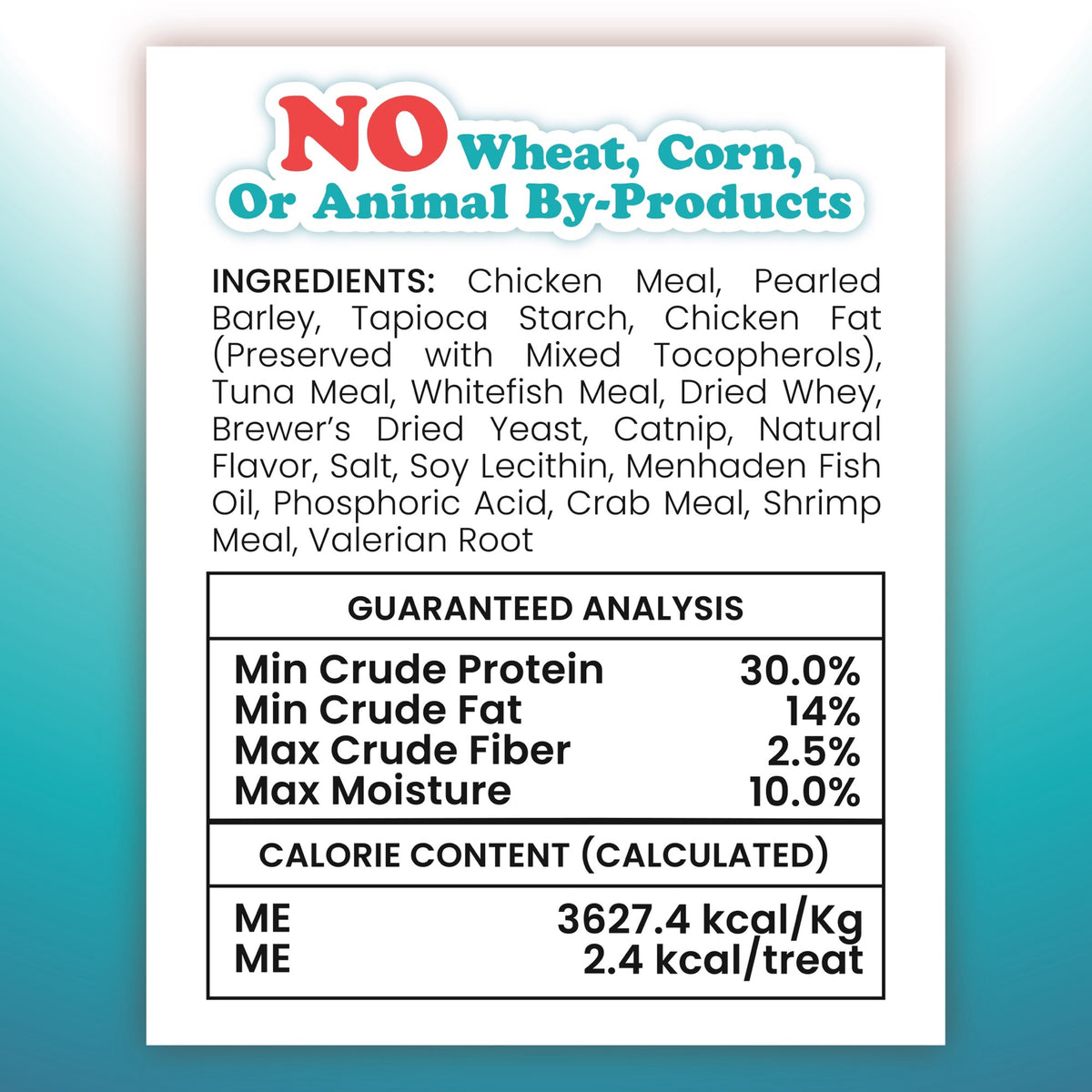 Meowijuana Crunchie Munchie Seafood Medley Cat Treat 3oz