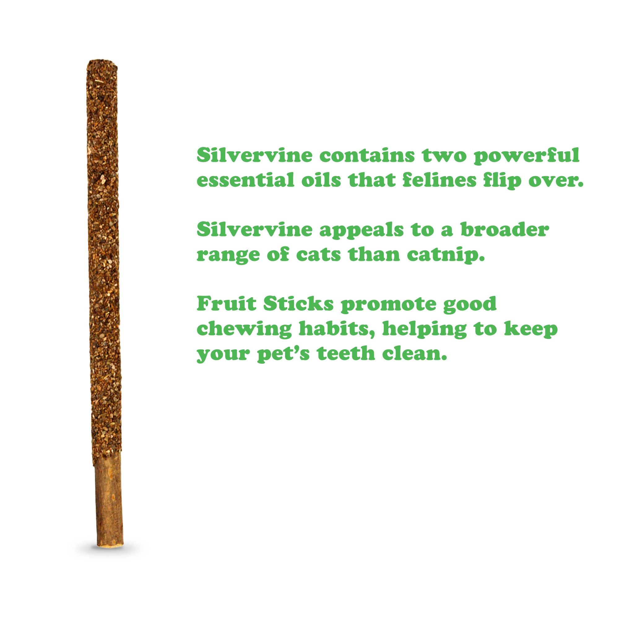 Meowijuana Silvervine Fruit Sticks 1oz