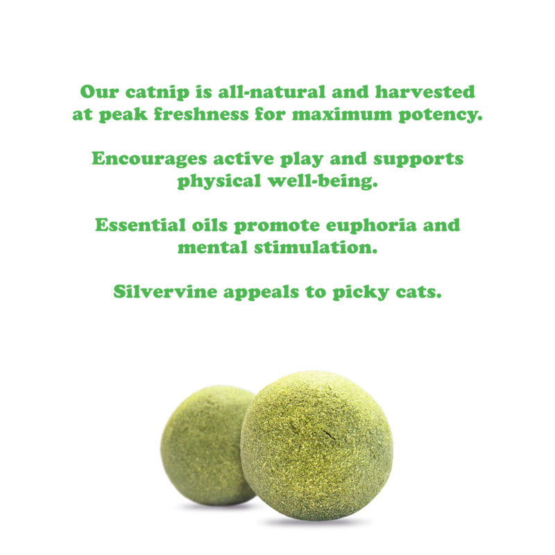 Meowijuana Purrple Passion Compressed Catnip Ball Refills 2pk