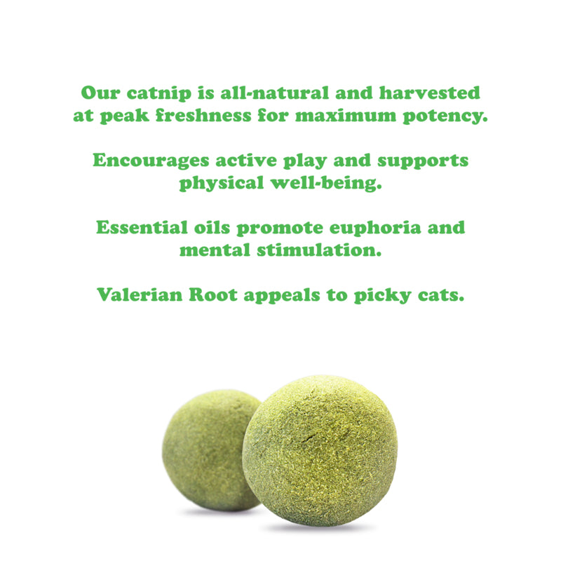 Meowijuana Kalico Kush Compressed Catnip Ball Refills 2pk