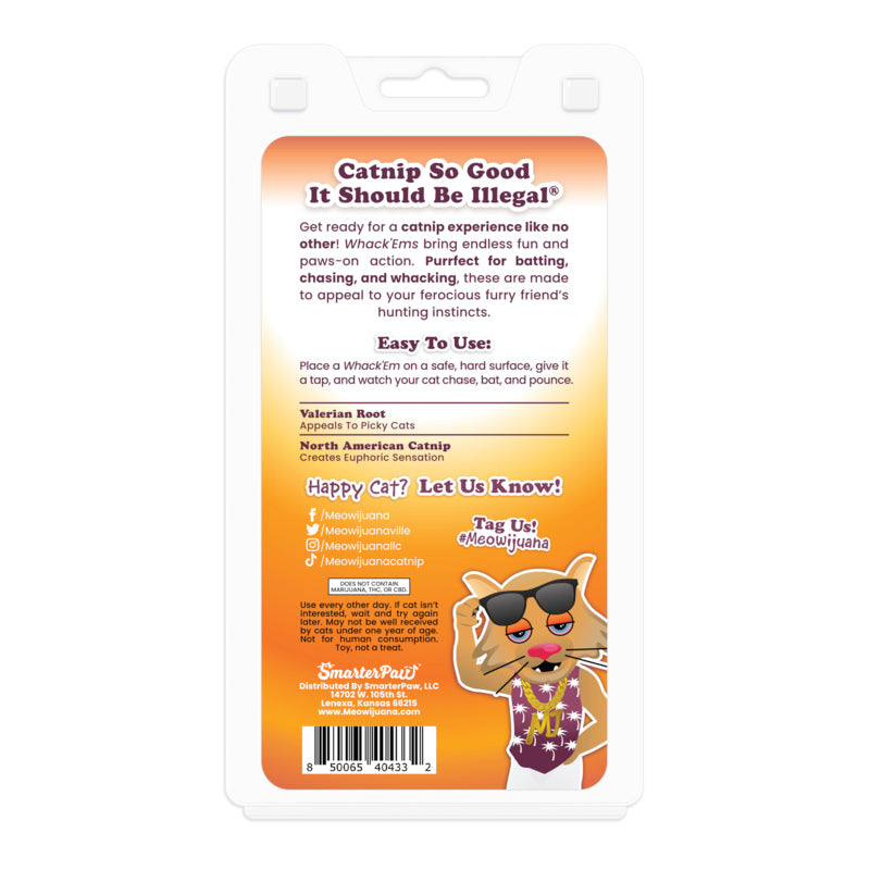 Meowijuana Kalico Kush Compressed Catnip Ball Refills 2pk