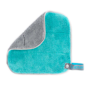 Messy Mutts Microfiber Dual Sided Emergency Mini Towel with Clip Assorted 20ct 10" x 10" CDU