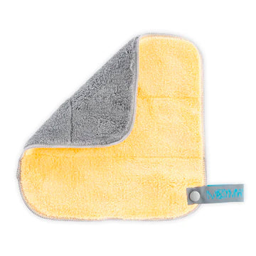 Messy Mutts Microfiber Dual Sided Emergency Mini Towel with Clip Assorted 20ct 10" x 10" CDU