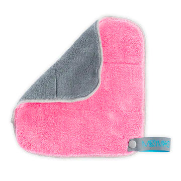 Messy Mutts Microfiber Dual Sided Emergency Mini Towel with Clip Assorted 20ct 10" x 10" CDU