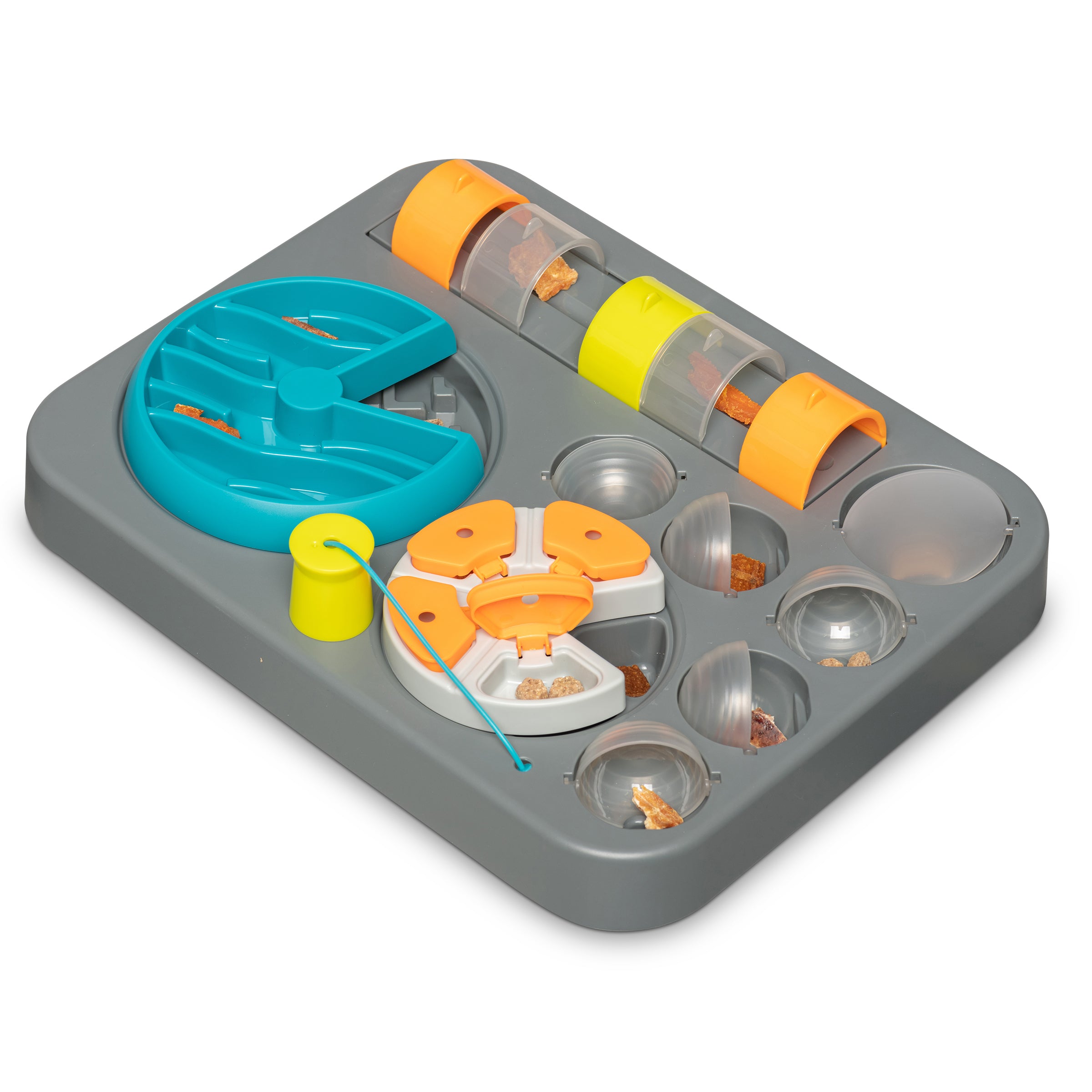 Messy Mutts Flip'n Slide Puzzler, Large, 16.5" x 13", Grey