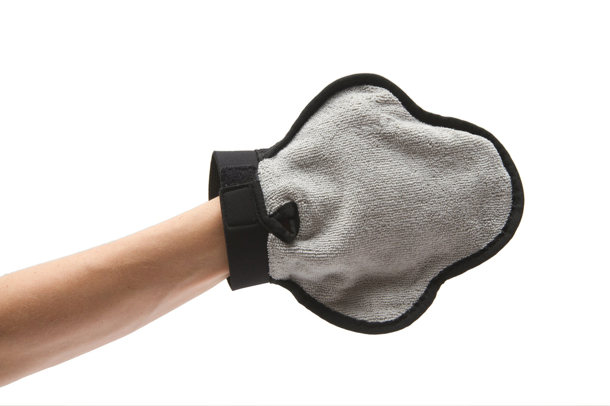 Messy Mutts Reversible Silicone Pet Grooming Glove - Dog or Cat