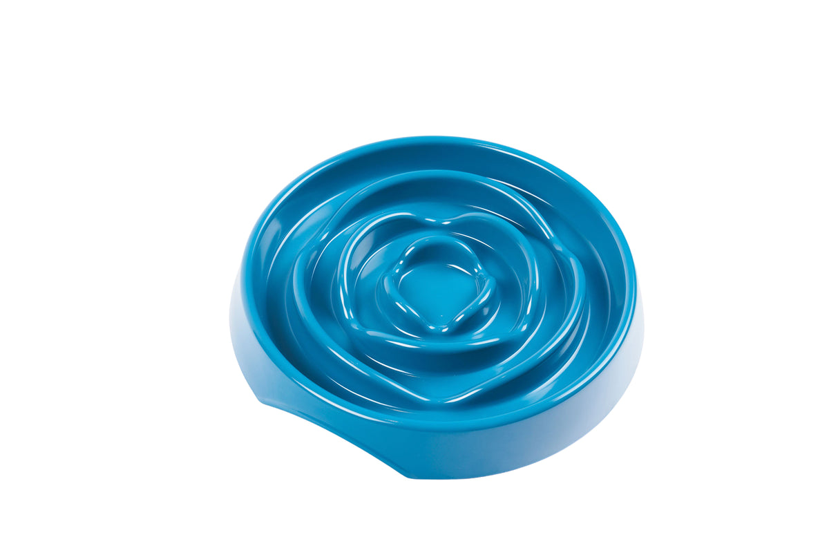 Messy Mutts Interactive Slow Feeder Blue 1.75 Cup
