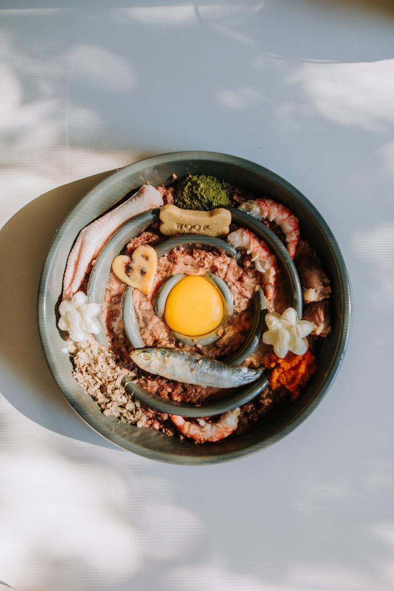 Messy Mutts Interactive Slow Feeder Grey 1.75 Cup