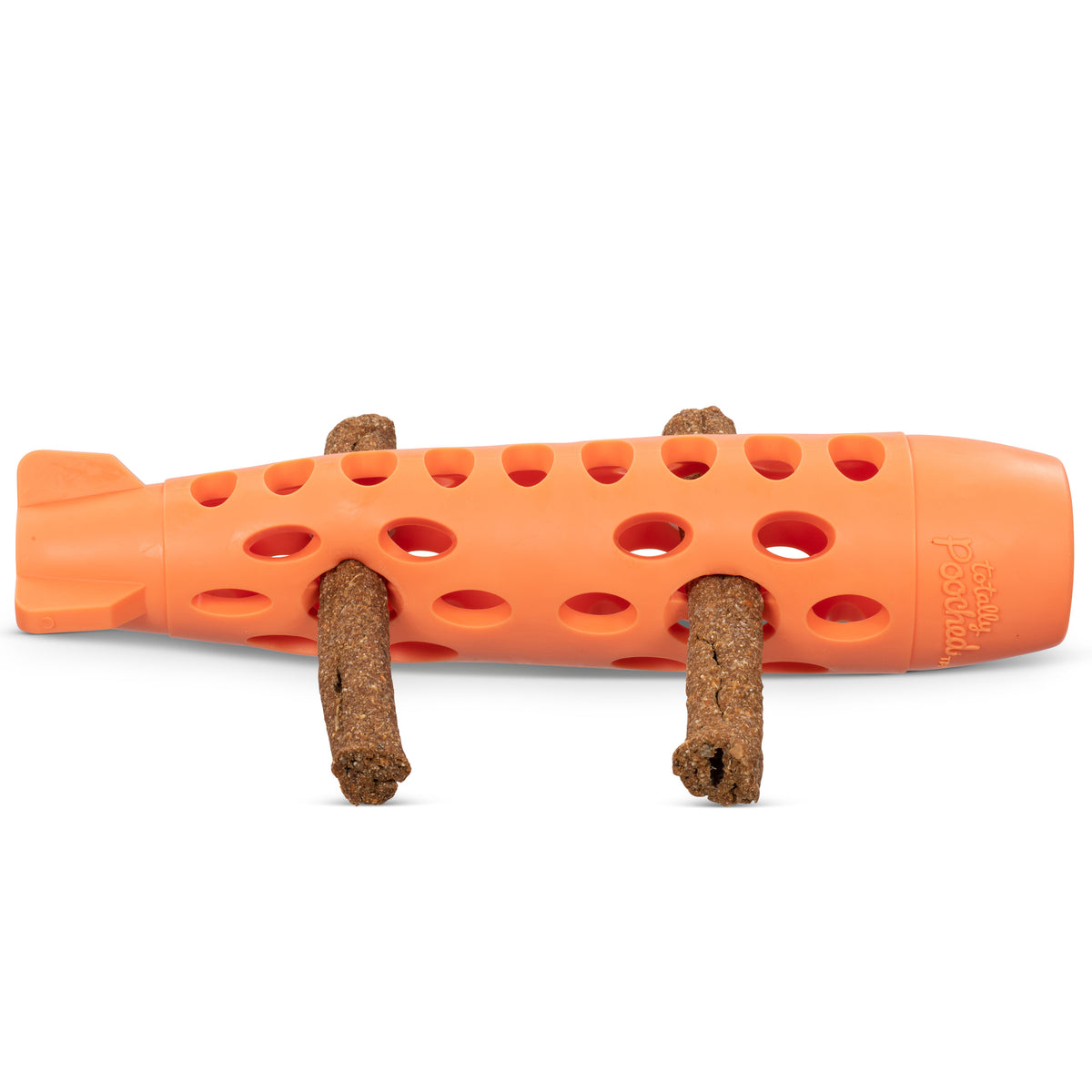 Totally Pooched Stuff'n Chew Rocket Stick Orange