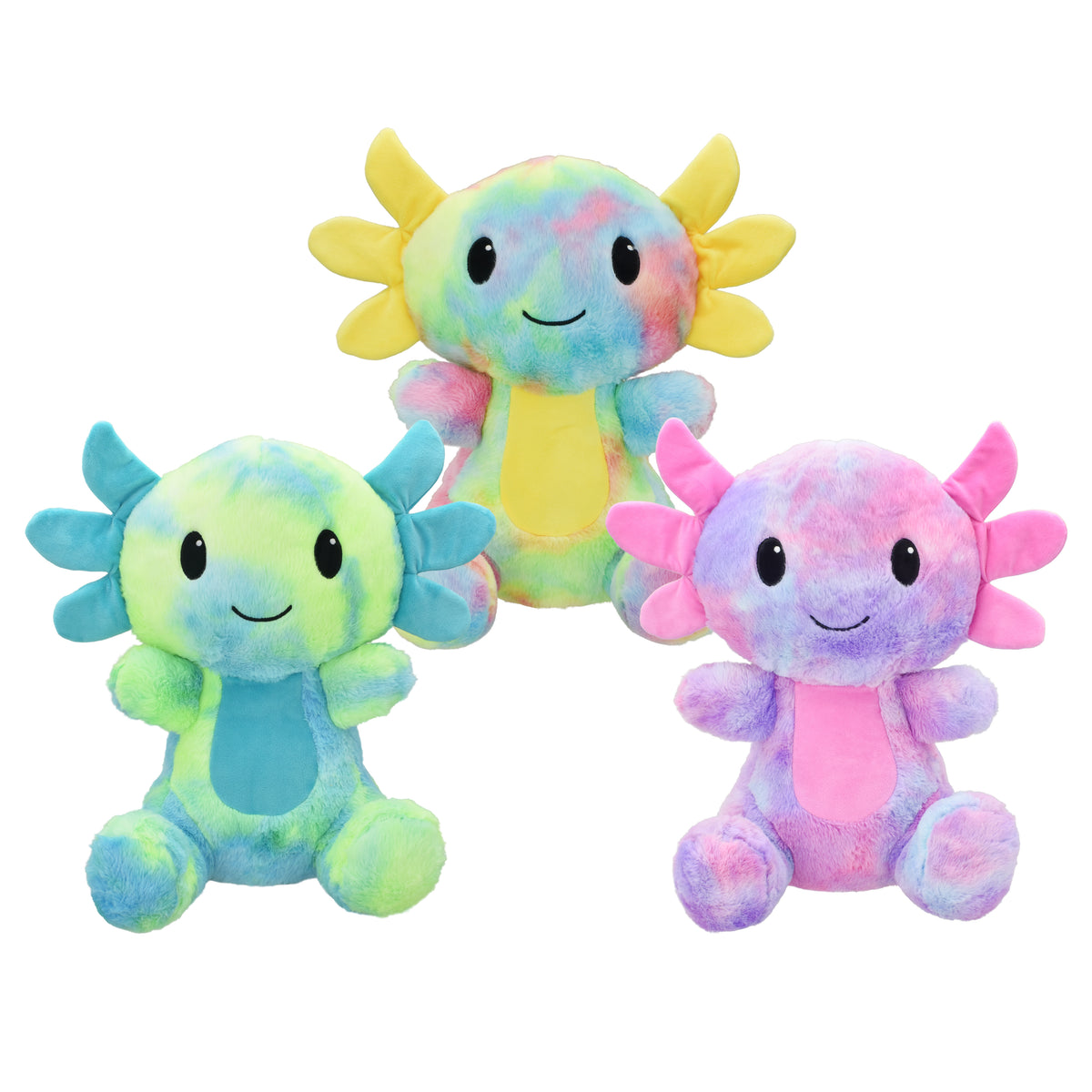 Multipet Axolotl Plush Dog Toy Jumbo Tie Dye