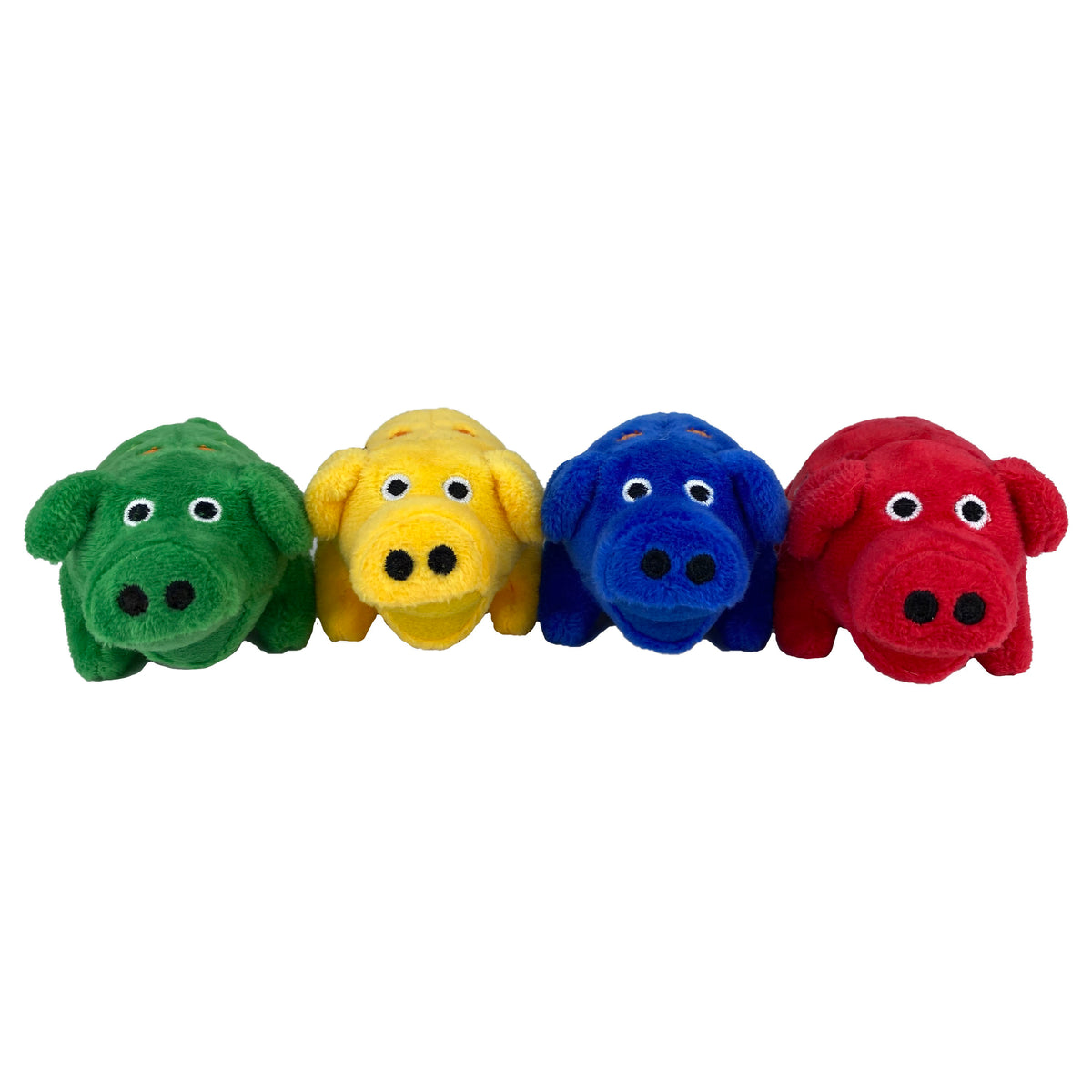 Multipet Minipet Plush Globlet Dog Toy Assorted Colors 4.5"