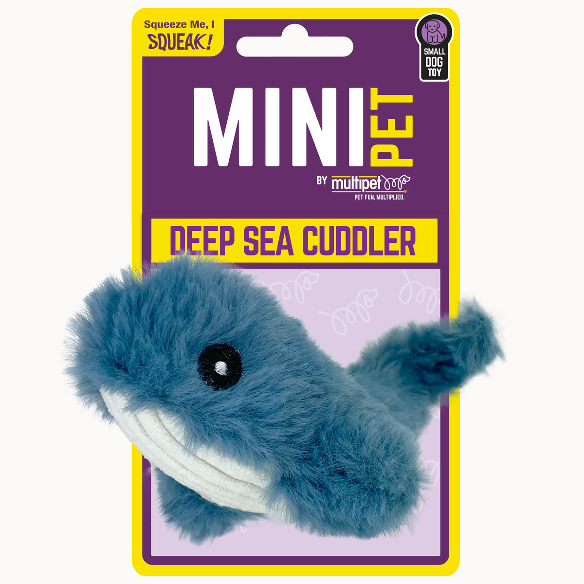 Multipet Minipet Deep Sea Cuddlerz Plush Dog Toy Assorted Animals 5"-7.5"