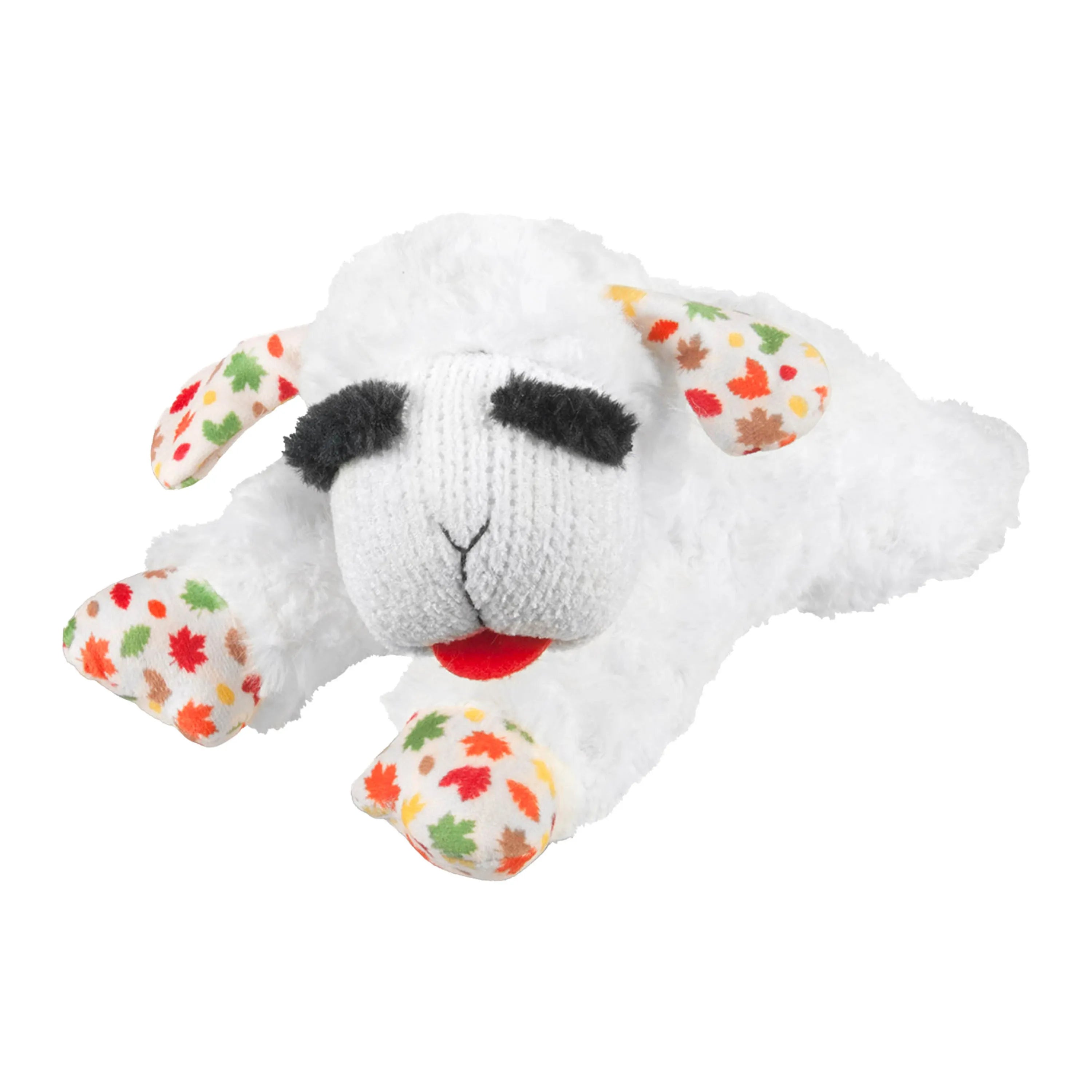 Multipet Autumn Lamb Chop Dog Toy 10.5”