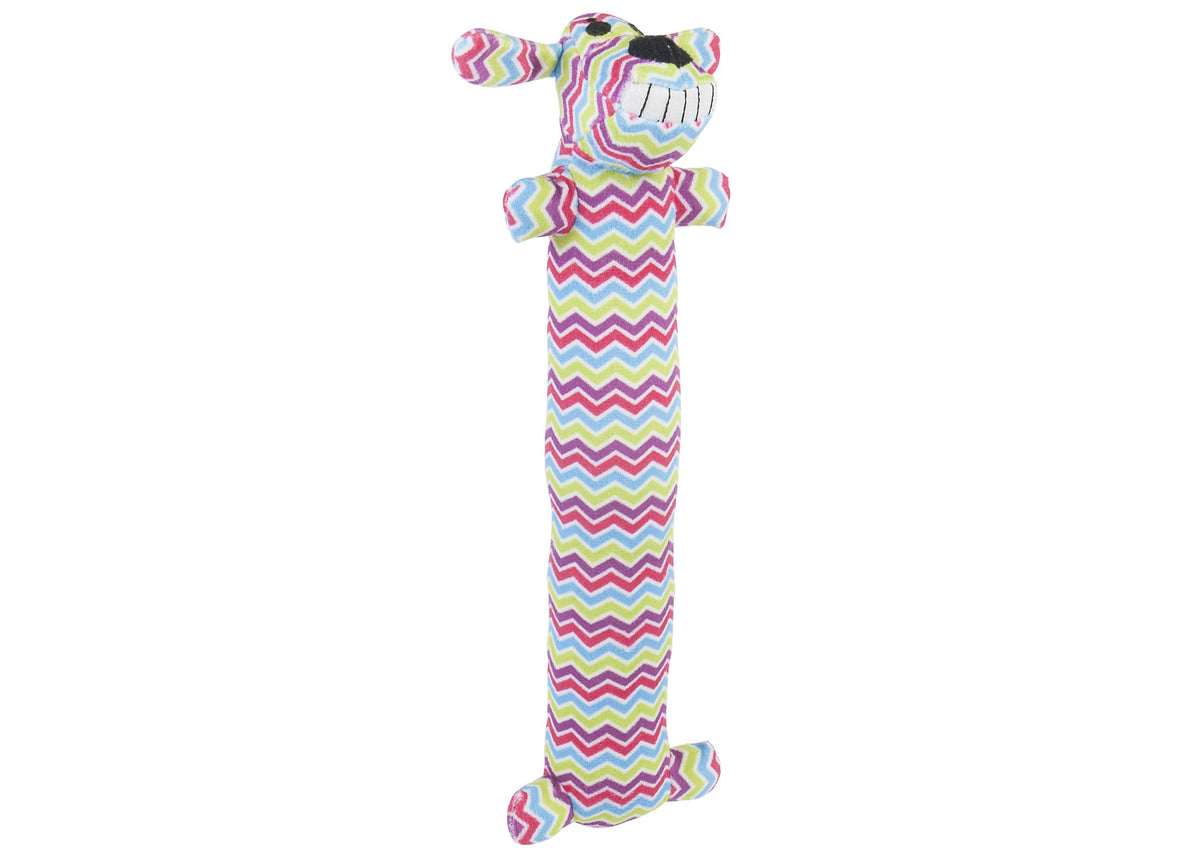 Multipet Spring Loofa Dog Plush Dog Toy 12”