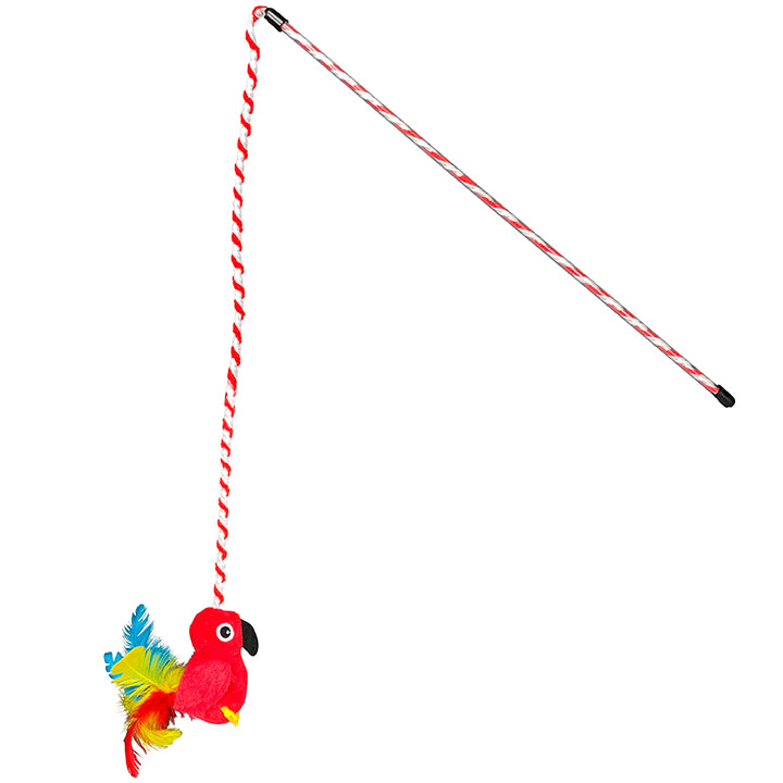 Multipet Margaritaville® Parrot Wand Cat Toy 18"