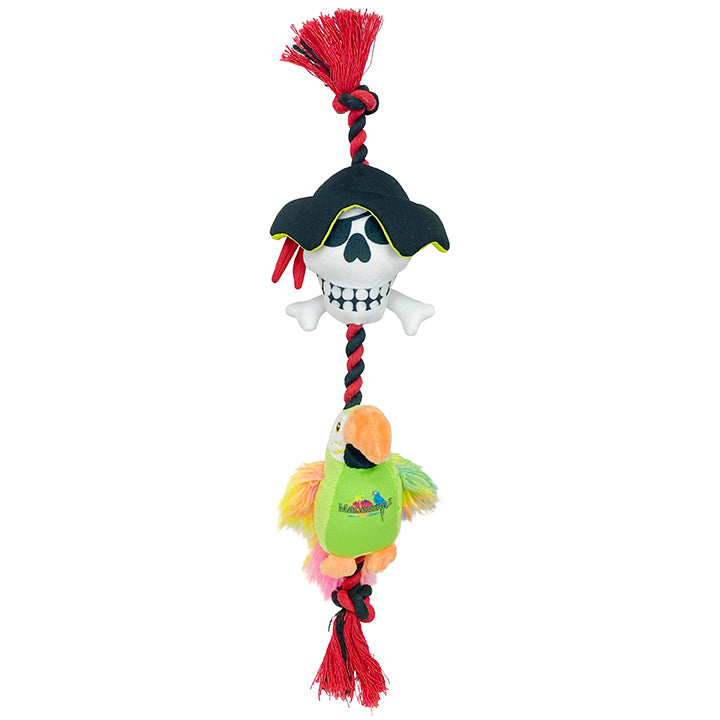 Multipet Margaritaville® Pirate and Parrot Rope Assorted 18"
