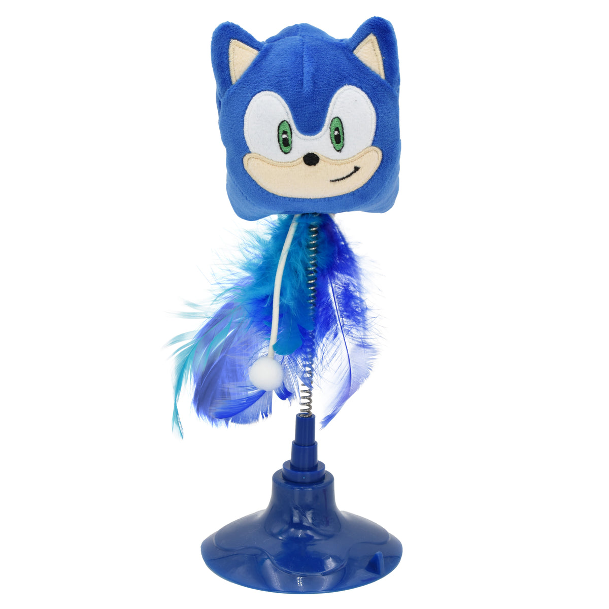 Multipet Sega Sonic On Spring Cat Toy