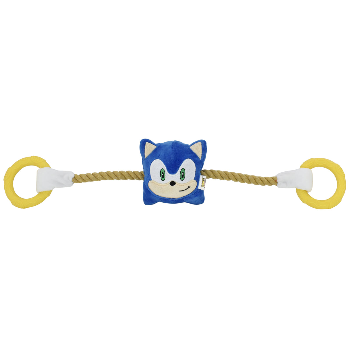 Multipet Sonic Dog Rope Toy w/ TPR Rings