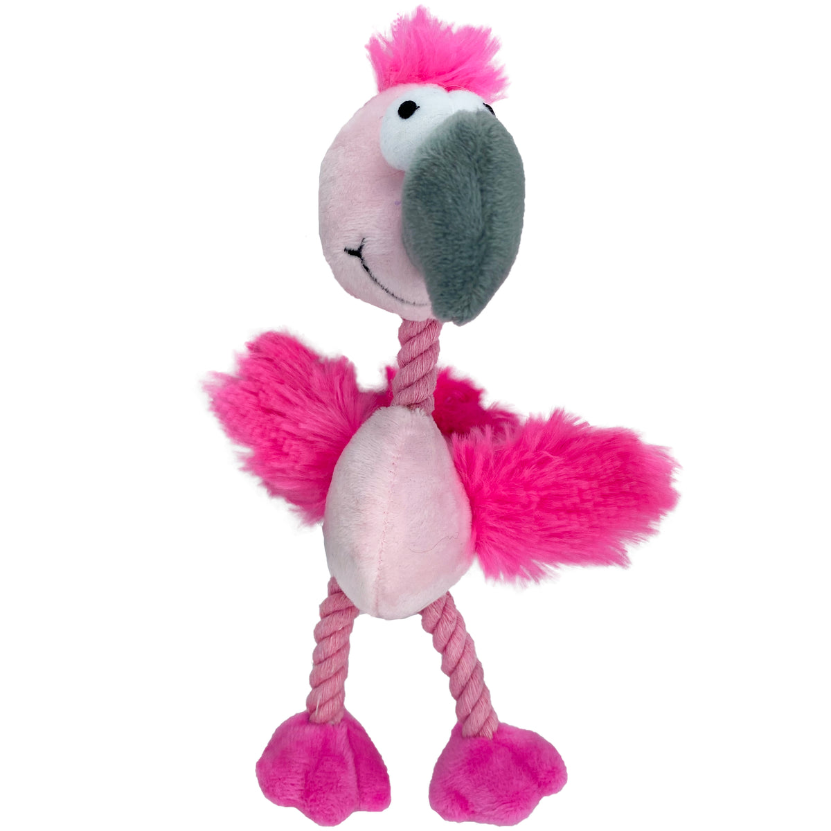 Multipet Mini Bird Brain  
Plush Dog Toy Assorted Animals 8"