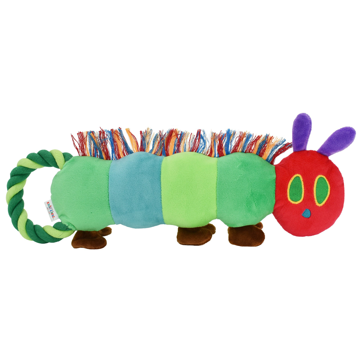 Multipet EC Hungry Caterpillar Tug Plush Dog Toy Medium 16"