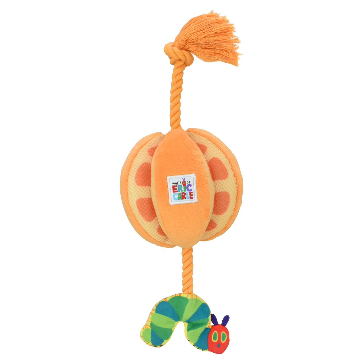 Multipet EC Caterpillar Orange Rope Dog Toy