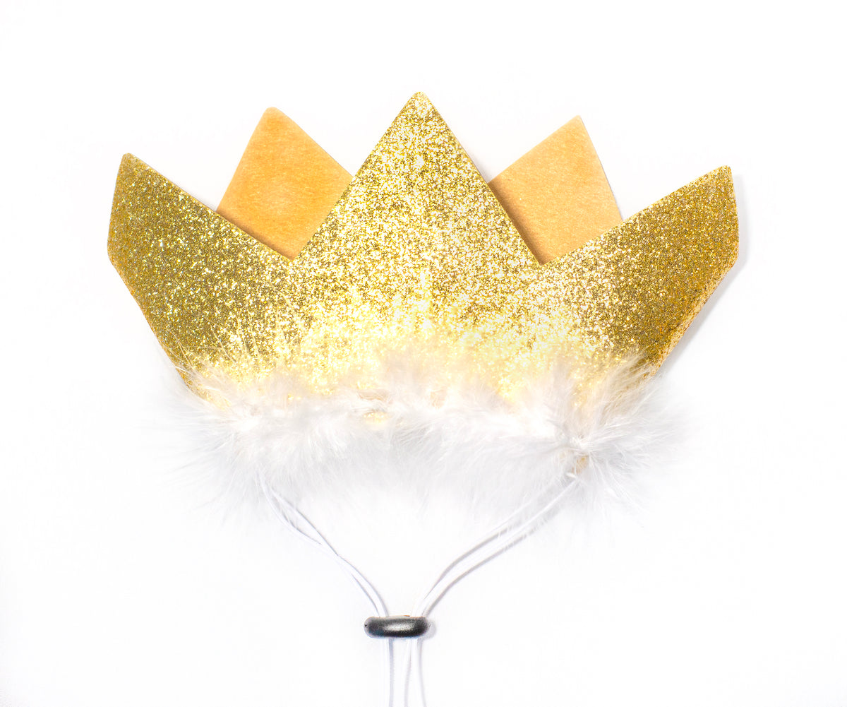 Multipet Party Crown Gold Large