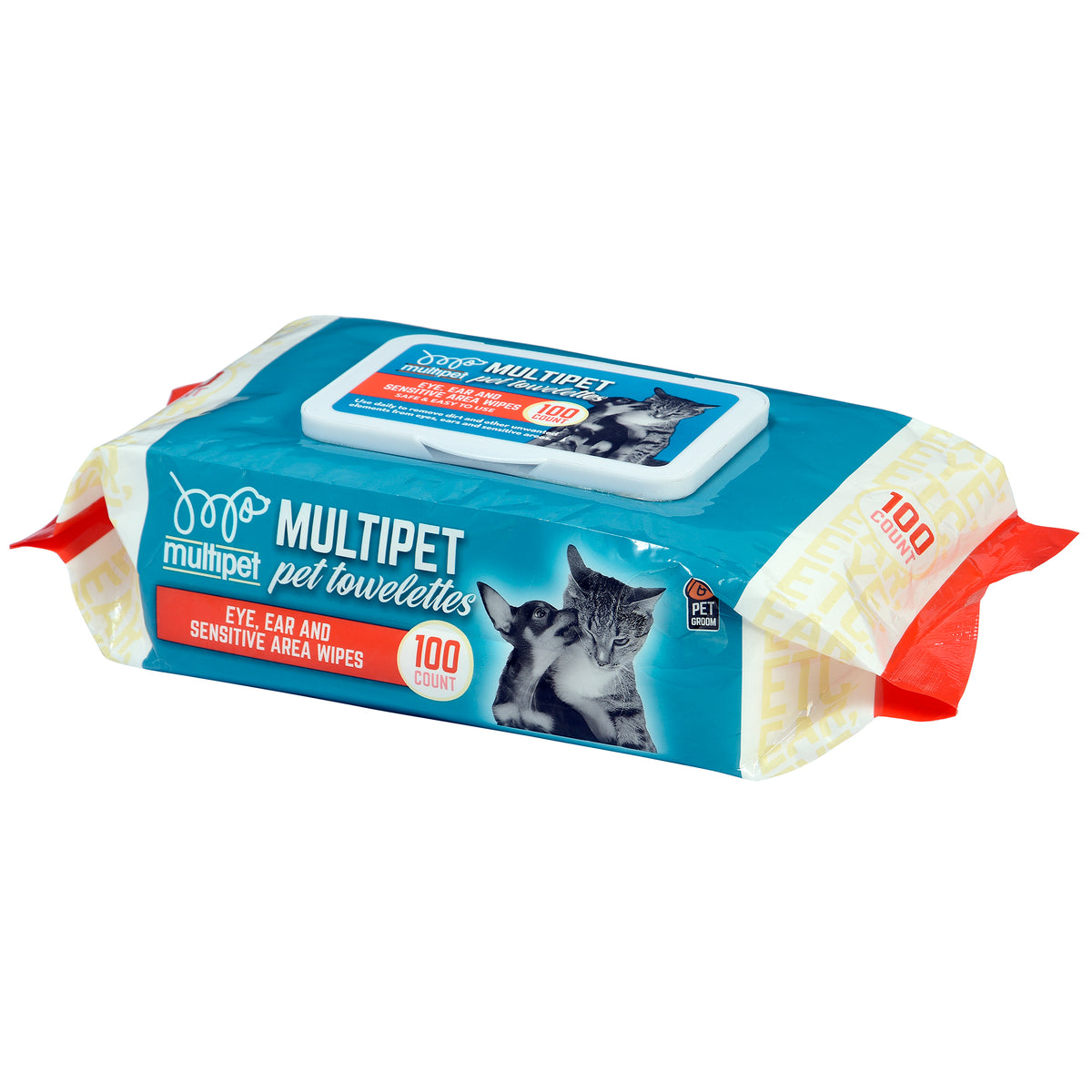 Multipet Sensitive Area Soft Pet Wipes 100ct.