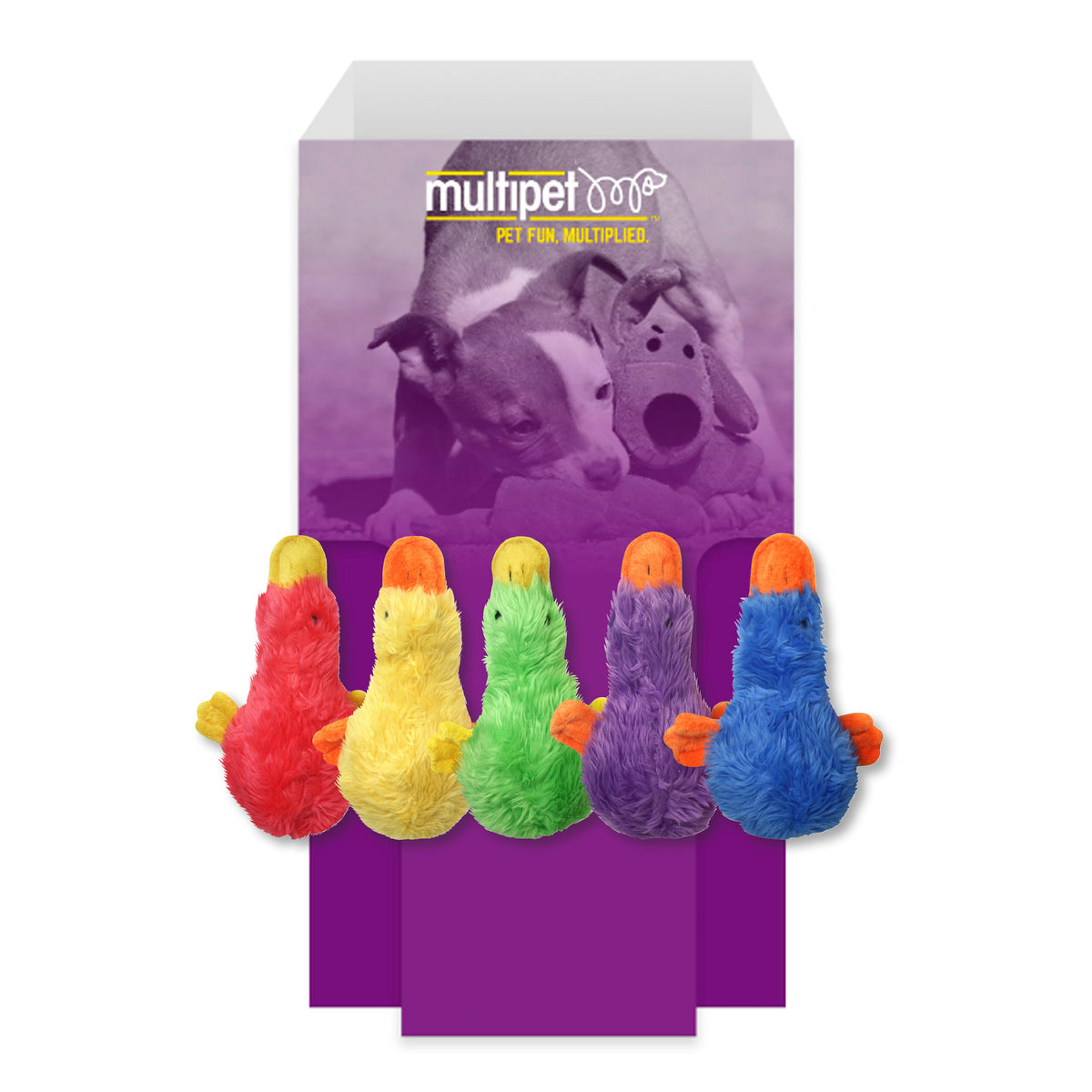 Multipet Duckworth Assorted Colors 36pc Dump Bin