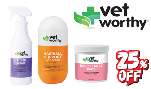 25% OFF VET WORTHY