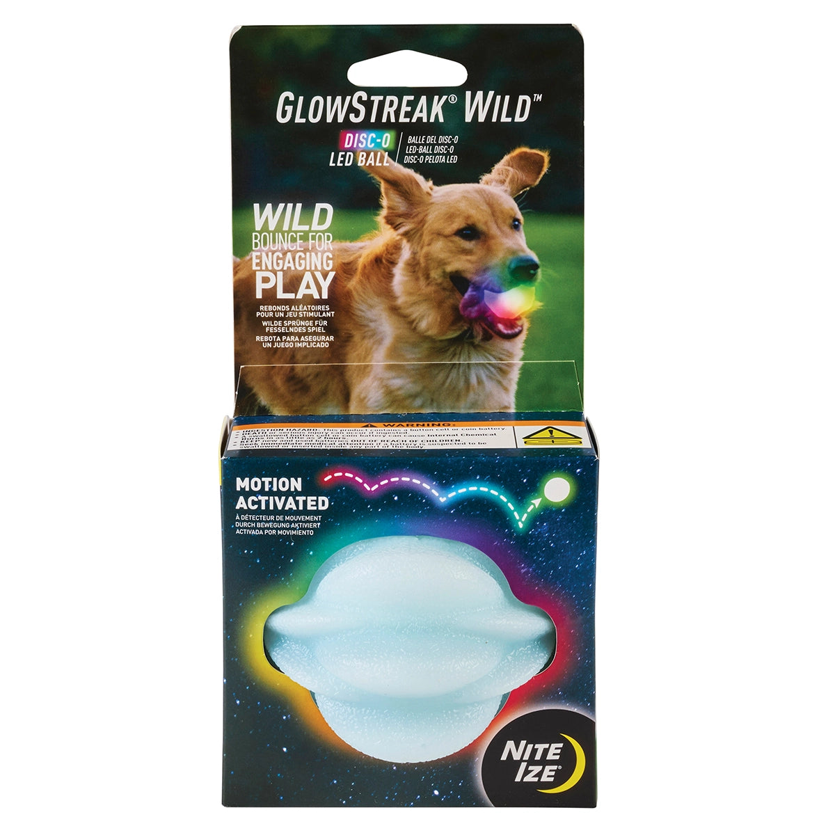 Nite Ize GlowStreak® Wild™ LED Ball - Disc-O