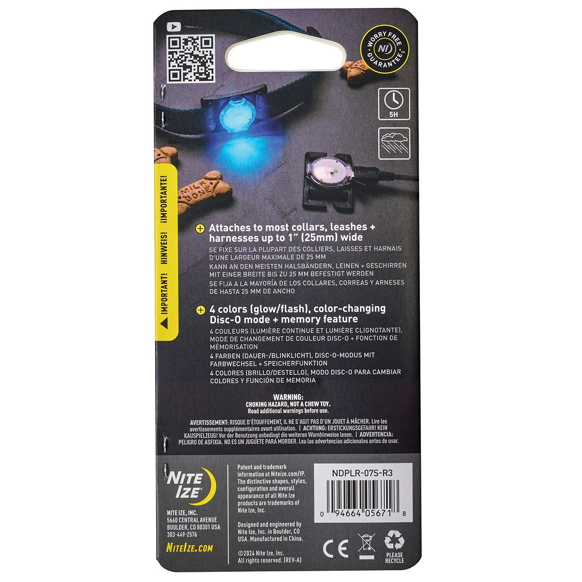 Nite Ize NiteDog™ Rechargeable Pet Light - Disc-O Tech™