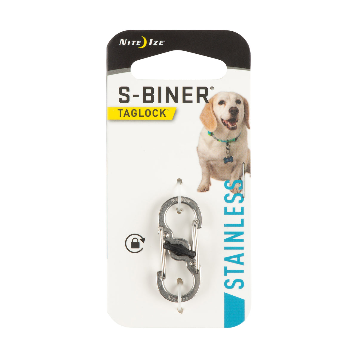 Nite Ize S-Biner TagLock Stainless Steel Stainless