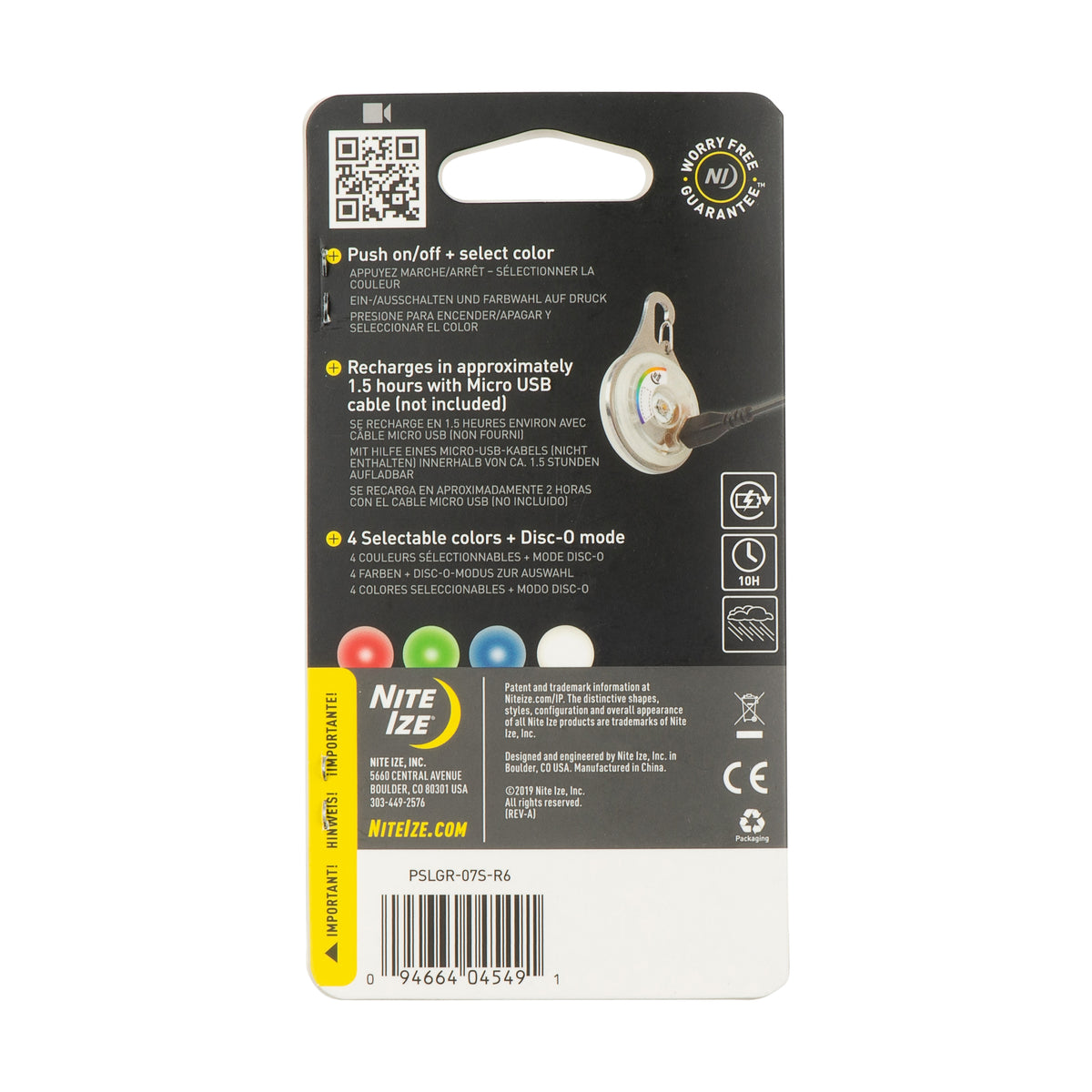 Nite Ize SpotLit XL Rechargeable Collar Light - Disc-O Select