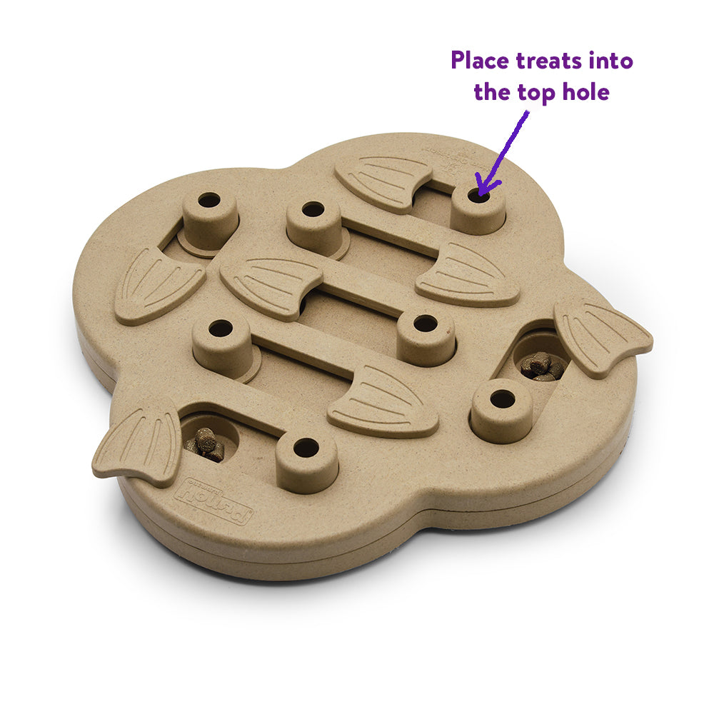 Nina Ottosson Dog Hide N Slide Interactive Treat Dog Puzzle Toy Composite Level 2