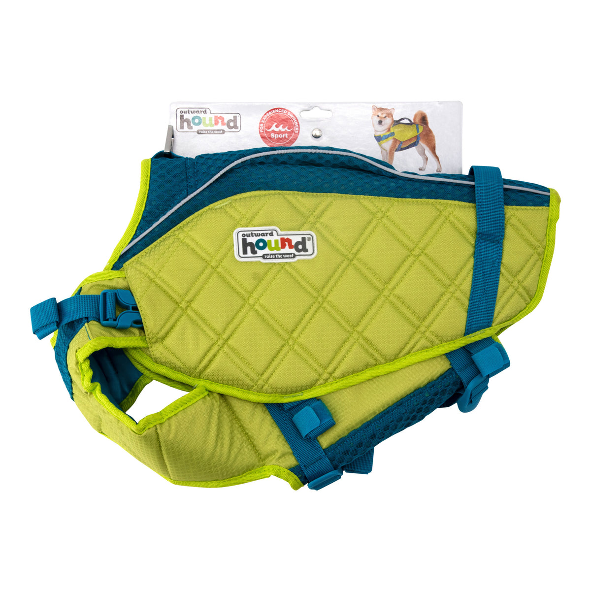 Outward Hound Standley Sport Life Jacket Green Large