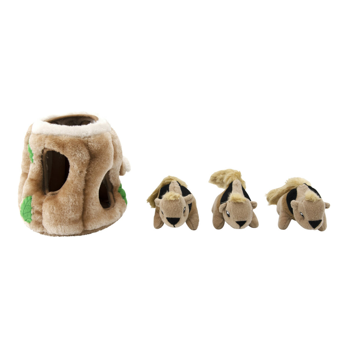 Outward Hound Hide A Squirrel Plush Dog Puzzle Toy Brown Medium