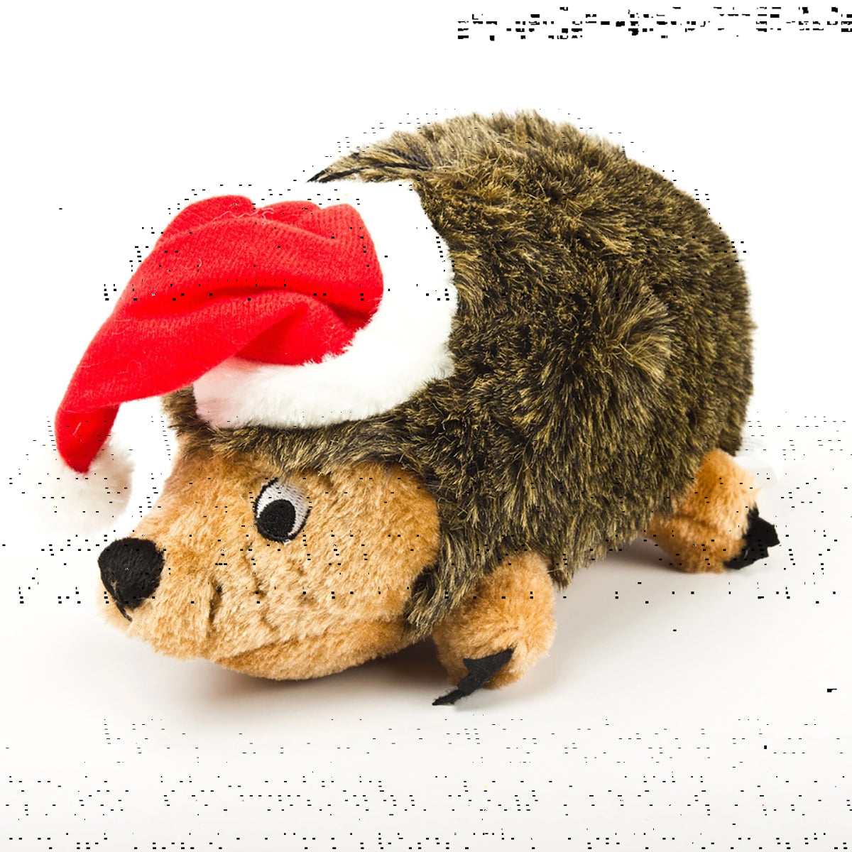 Outward Hound Holiday Hedgehogz Dog Toy Brown Medium