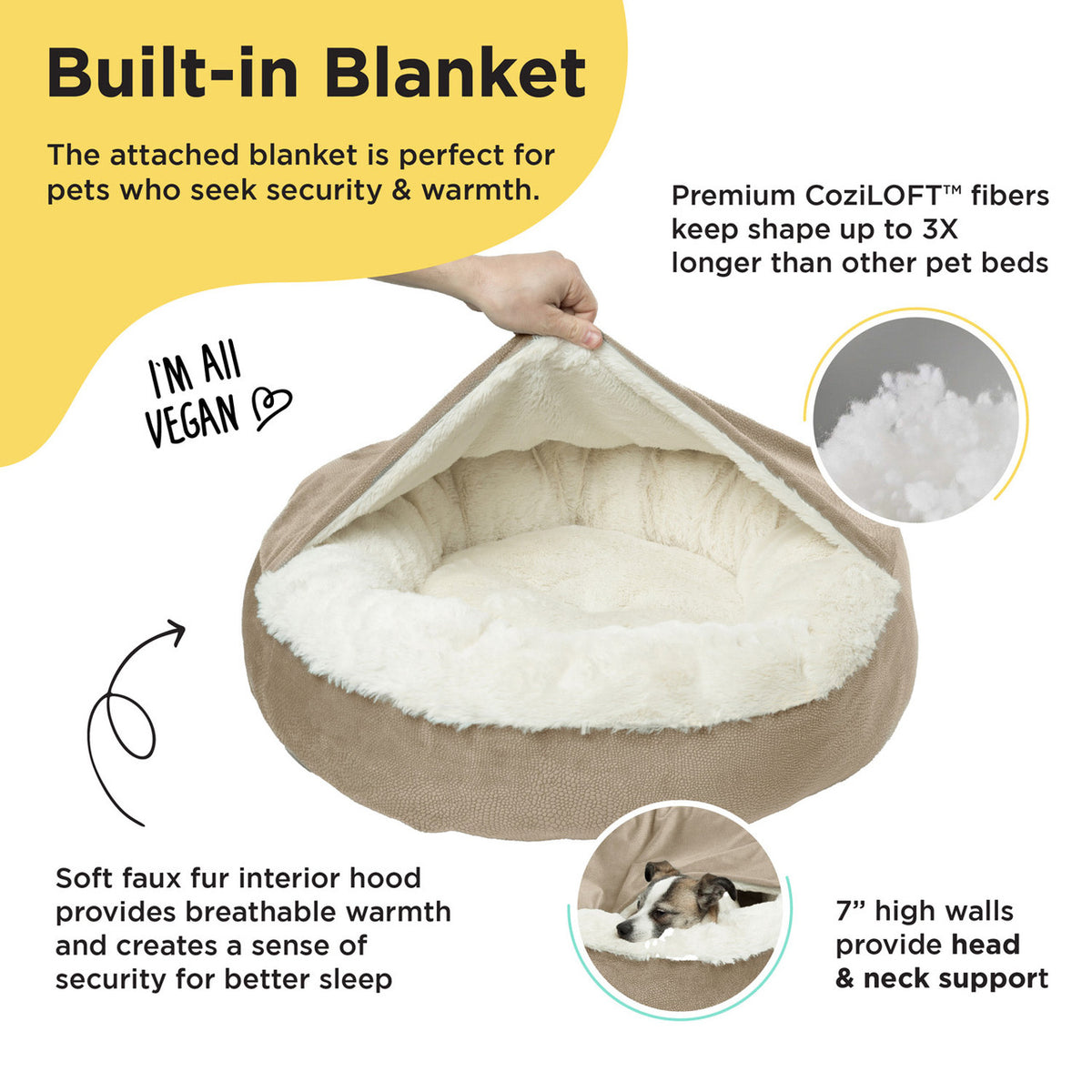Best Friends by Sheri Cozy Cuddler Ilan Cat & Dog Bed Tide Pool 24x24