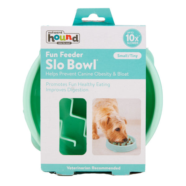 Outward Hound Fun Feeder Wave Mint Small