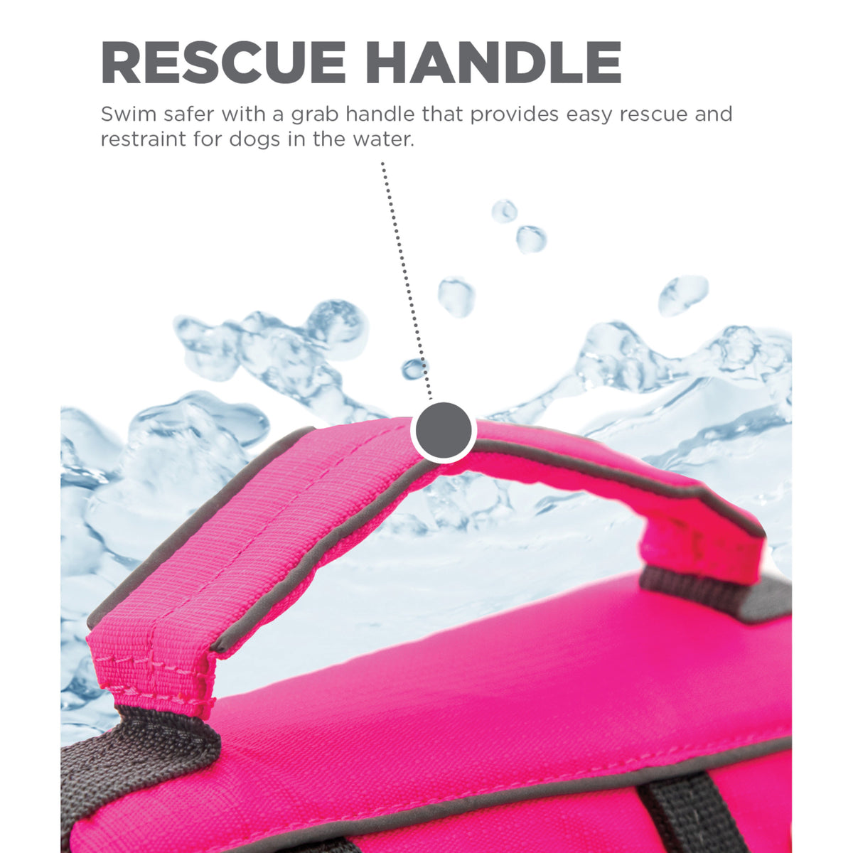 Outward Hound Granby Splash Life Jacket Pink Small