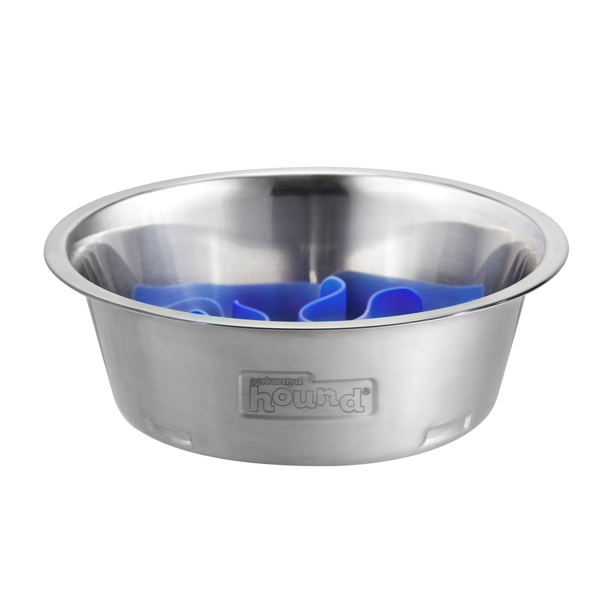 Outward Hound Fun Feeder Slo Bowl Stainless Steel Medium