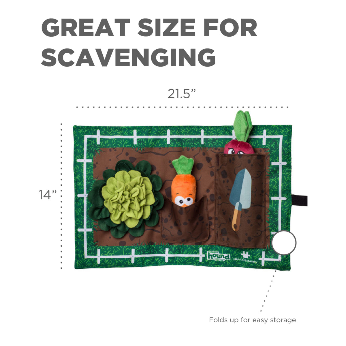 Nina Ottosson Activity Matz Garden Game Dog Puzzle Mat