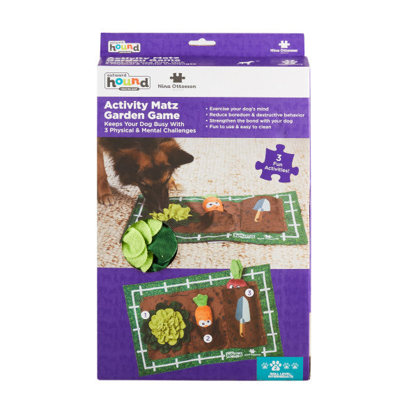 Nina Ottosson Activity Matz Garden Game Dog Puzzle Mat