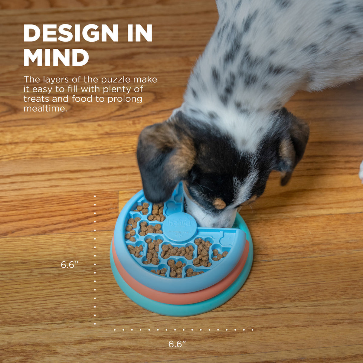 Nina Ottosson Puppy Lickin' Layers Interactive Treat Dog Puzzle Toy Multicolor