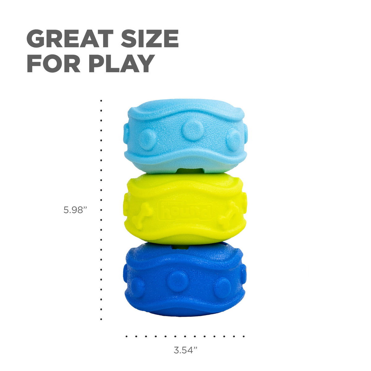 Outward Hound Treat Locking Discs Dog Treat Dispenser Toy Multicolor