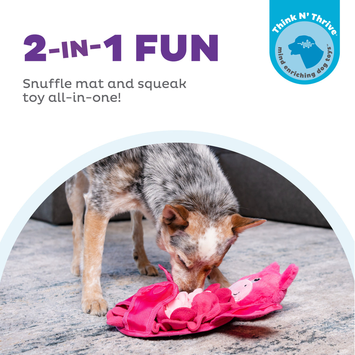 Nina Ottosson Snuffle Palz Pig TNT Pink Large