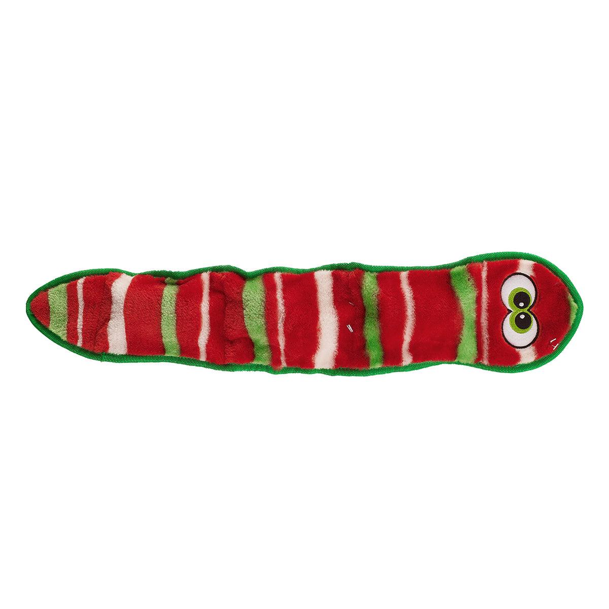 Outward Hound Durablez Holiday Snake Dog Chew Toy Green Small