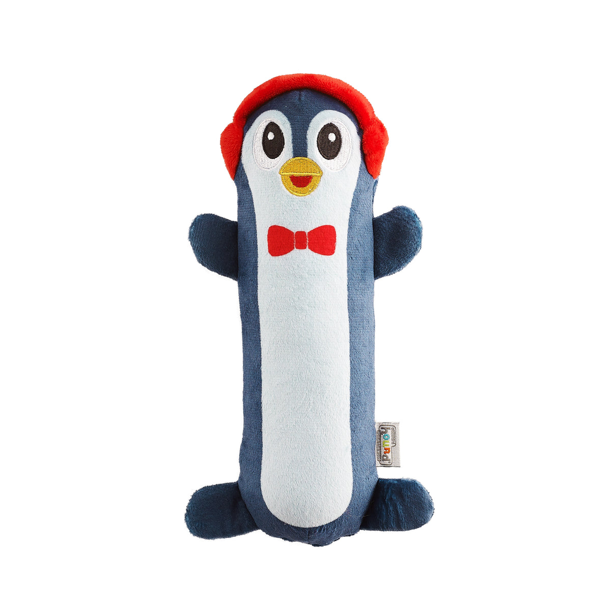 Outward Hound Stuffing Free Big Squeak Penguin Dog Chew Toy Nazy